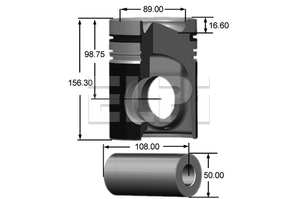 Piston LP181 3329 STD ELPI
